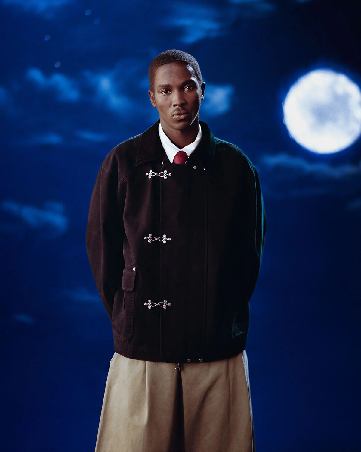 BLACK FIREMAN CLASP JACKET - Image 4