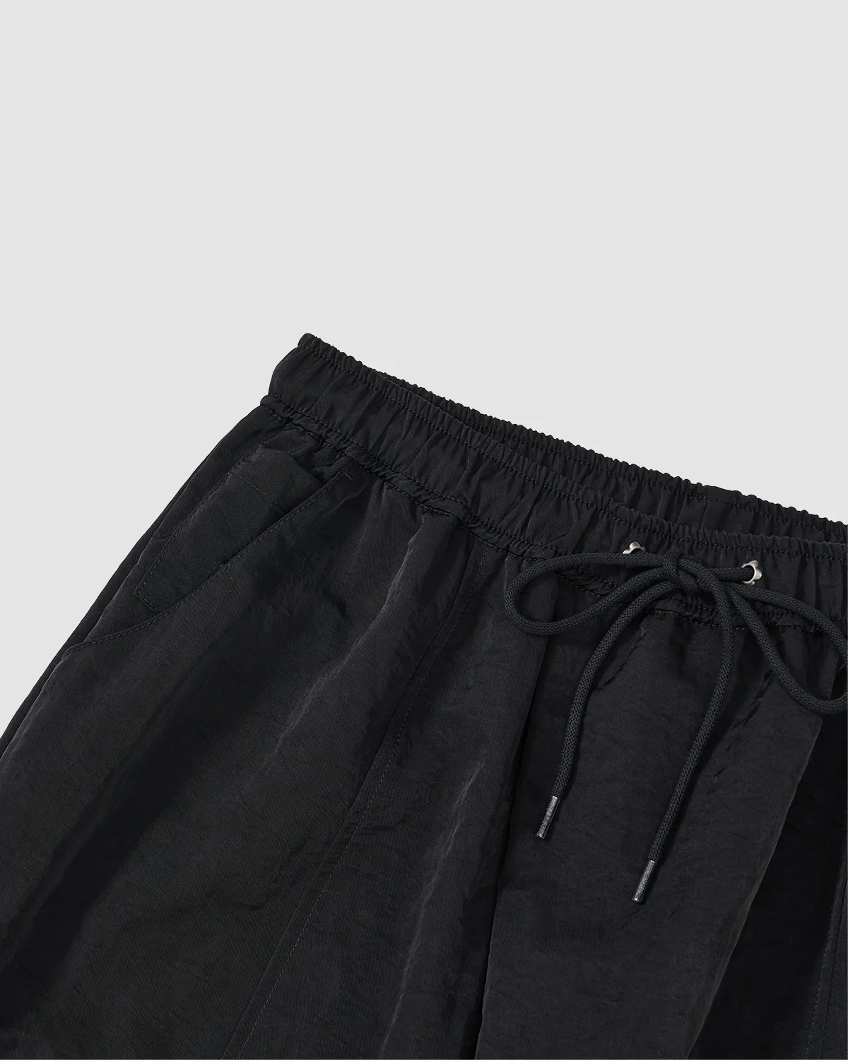 BLACK HANBOK BALLOON TRACK PANTS - Image 7