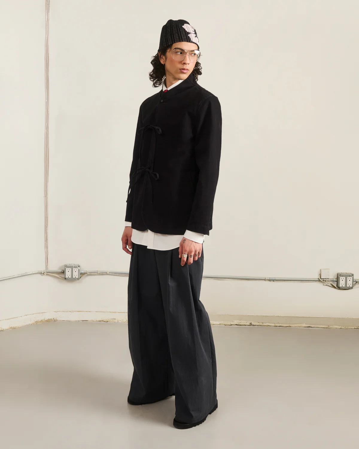 BLACK JEOGORI TIE JACKET - Image 3