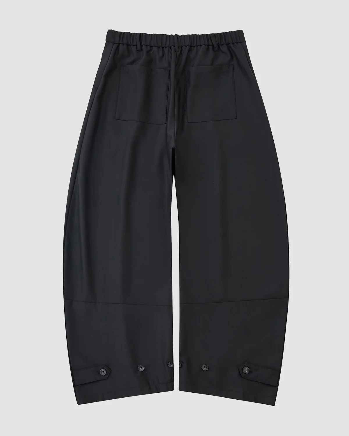 BLACK PLEATED HANBOK SLACKS - Image 5