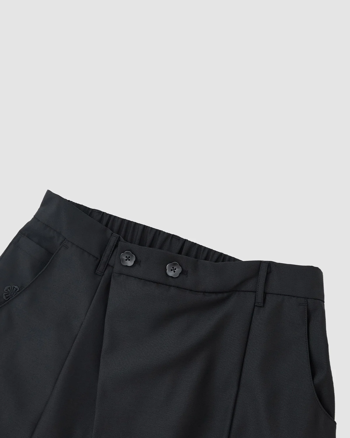 BLACK PLEATED HANBOK SLACKS - Image 6