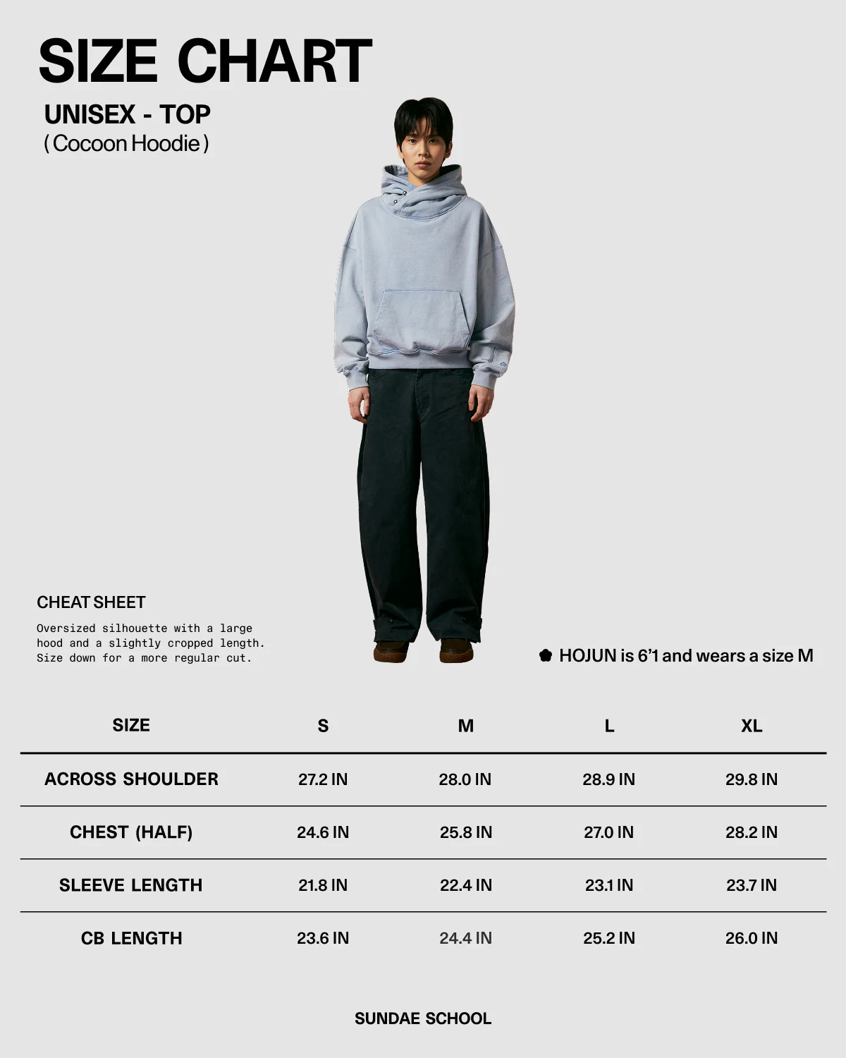 SKY BLUE COCOON HOODIE - Image 10
