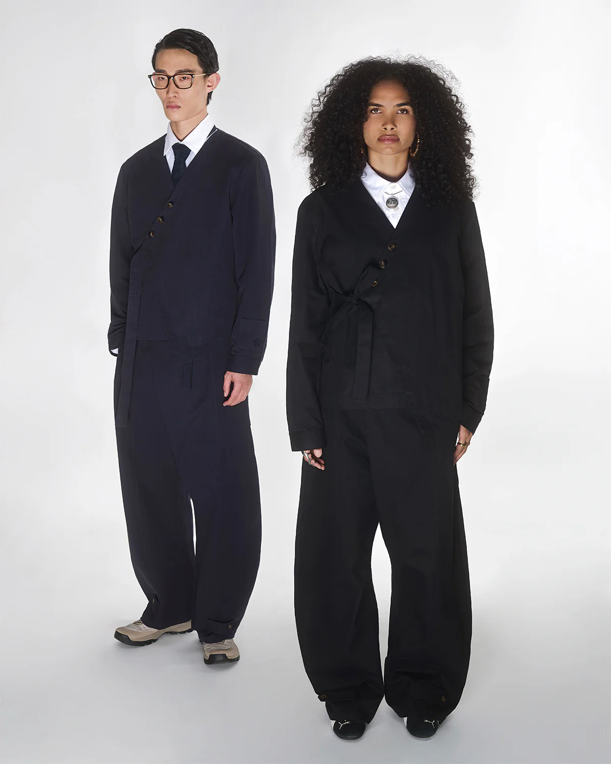 BLACK HANBOK TIE BLAZER - Image 11