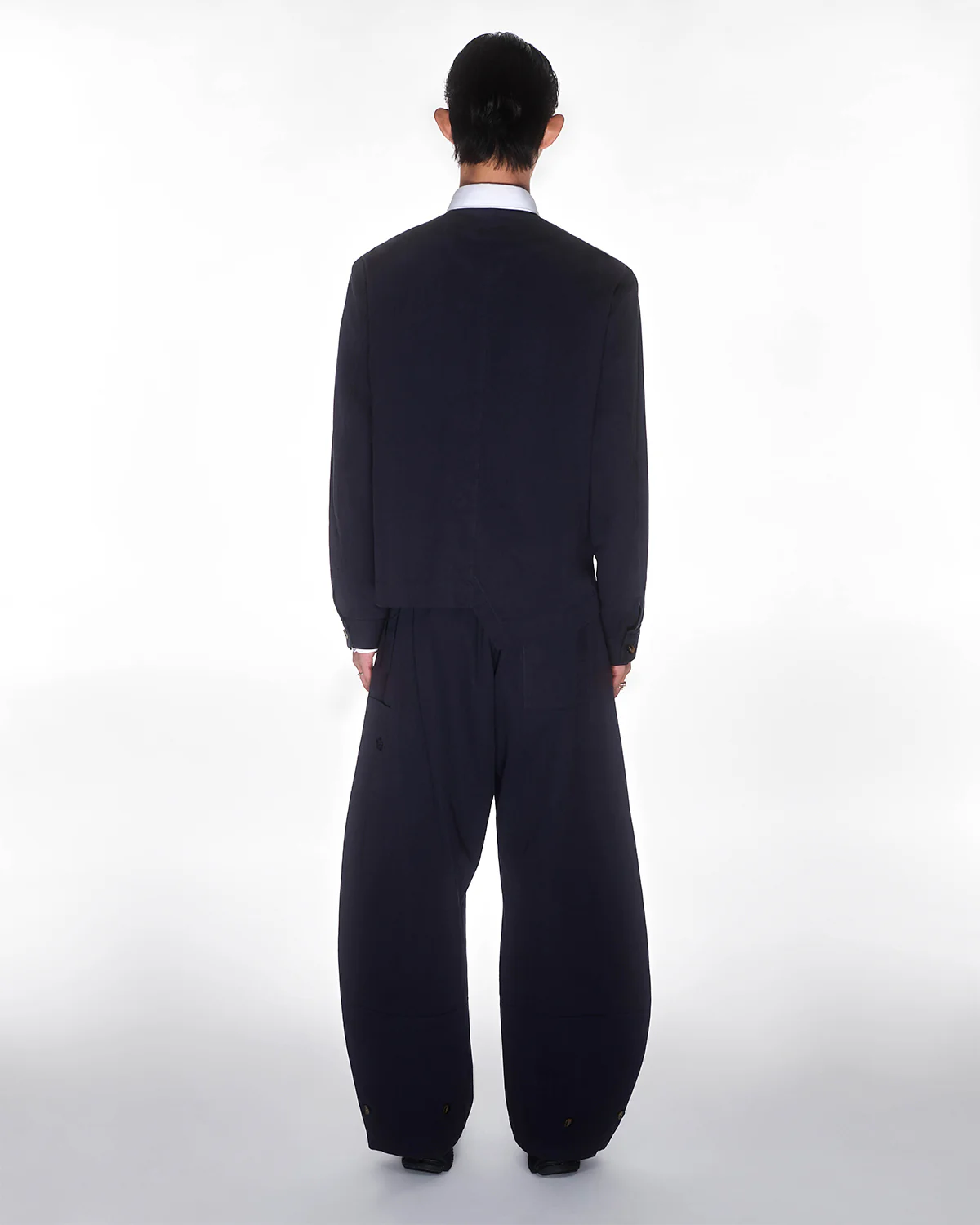 NAVY HANBOK TIE BLAZER - Image 8