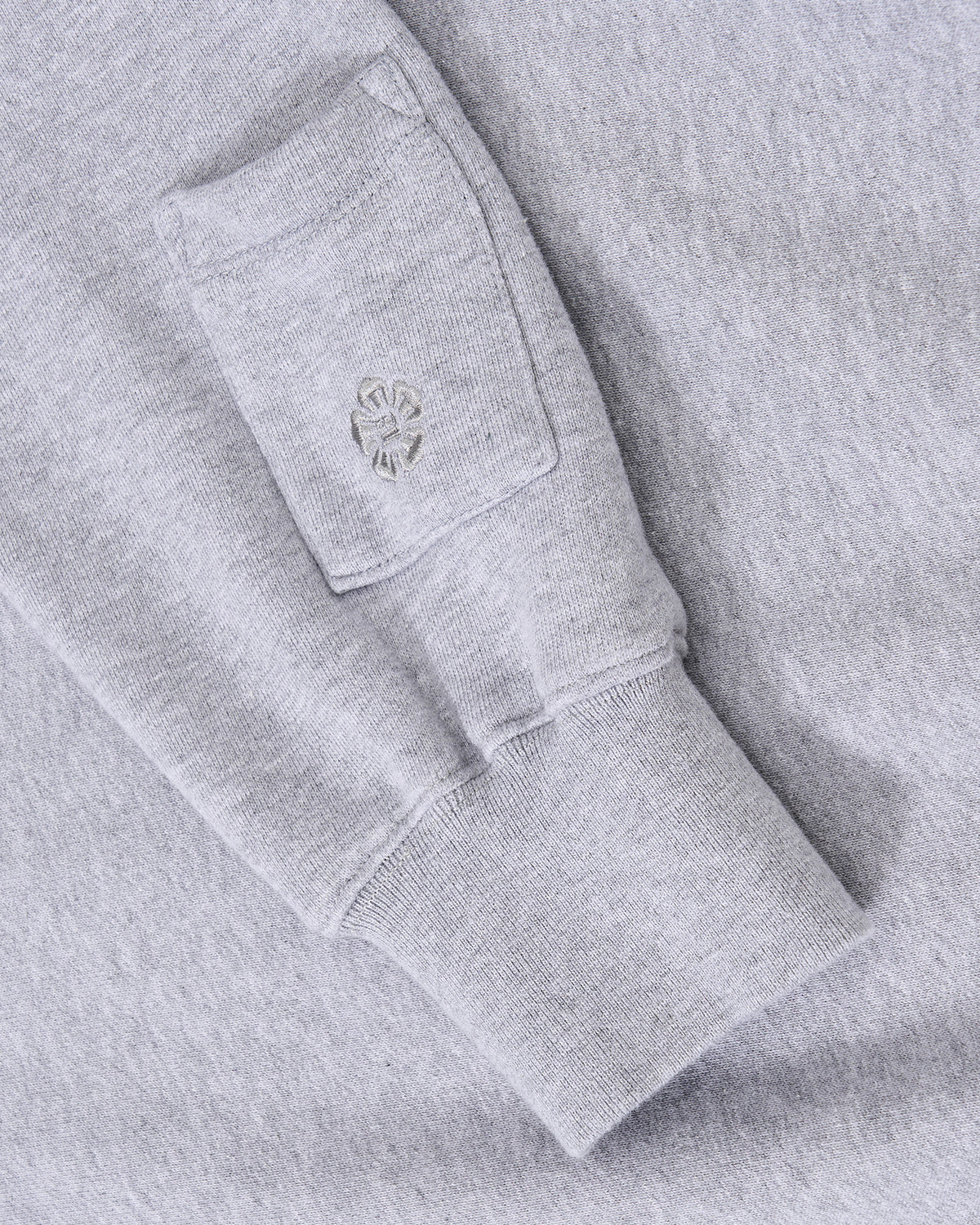 HEATHER GREY KNIT TIE HOODIE - Image 10