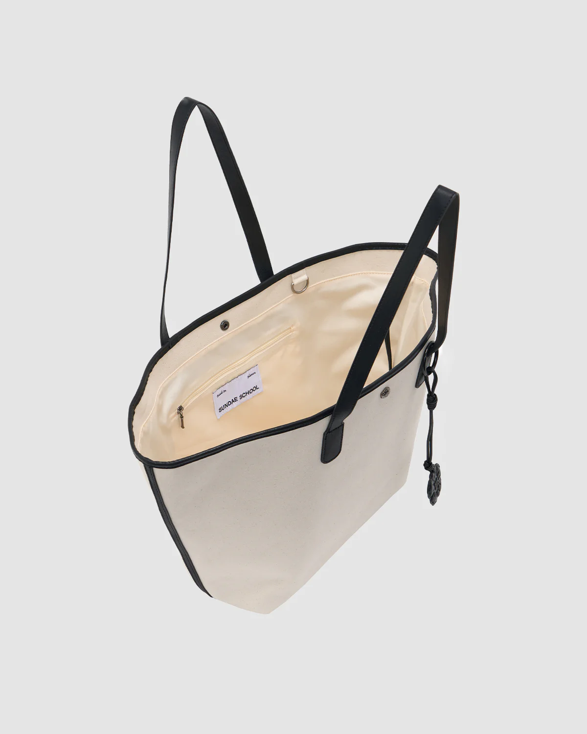 IVORY BOJAGI TIE TOTE BAG - Image 6