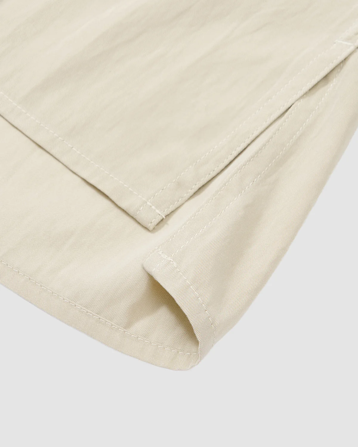 IVORY HIGH NECK TIE SHIRT - Image 10