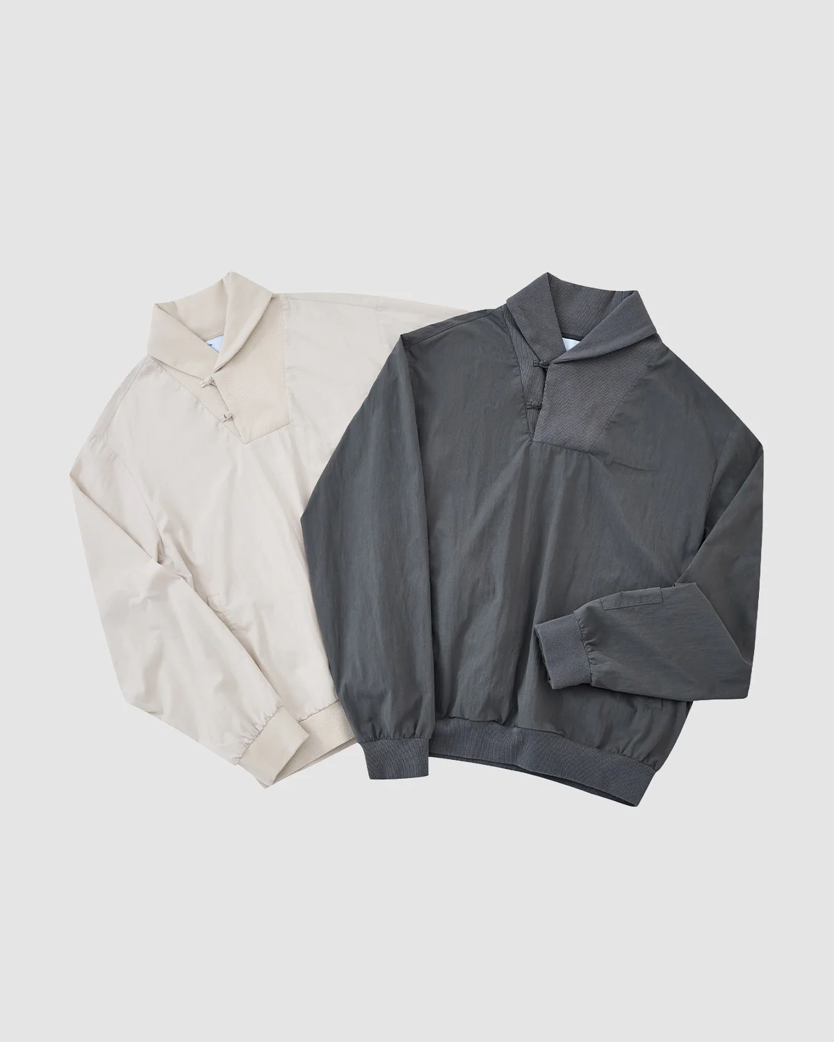 IVORY SHAWL COLLAR ANORAK - Image 10