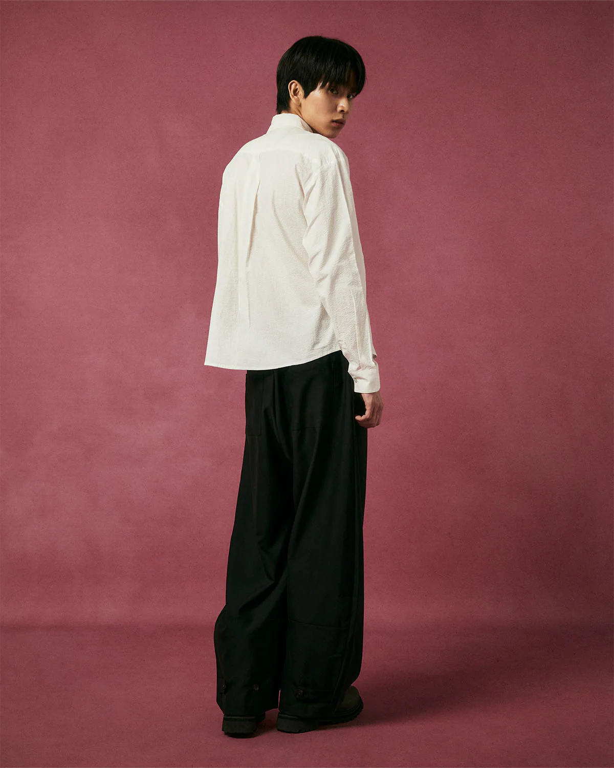 IVORY TIE GORUM SHIRT - Image 5