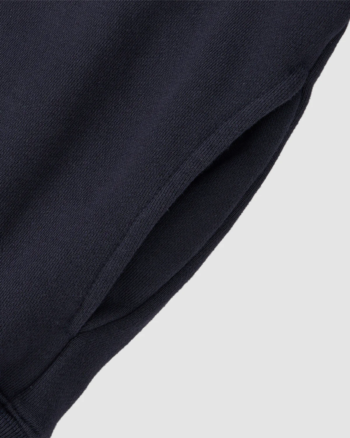 NAVY KNIT TIE HOODIE - Image 10