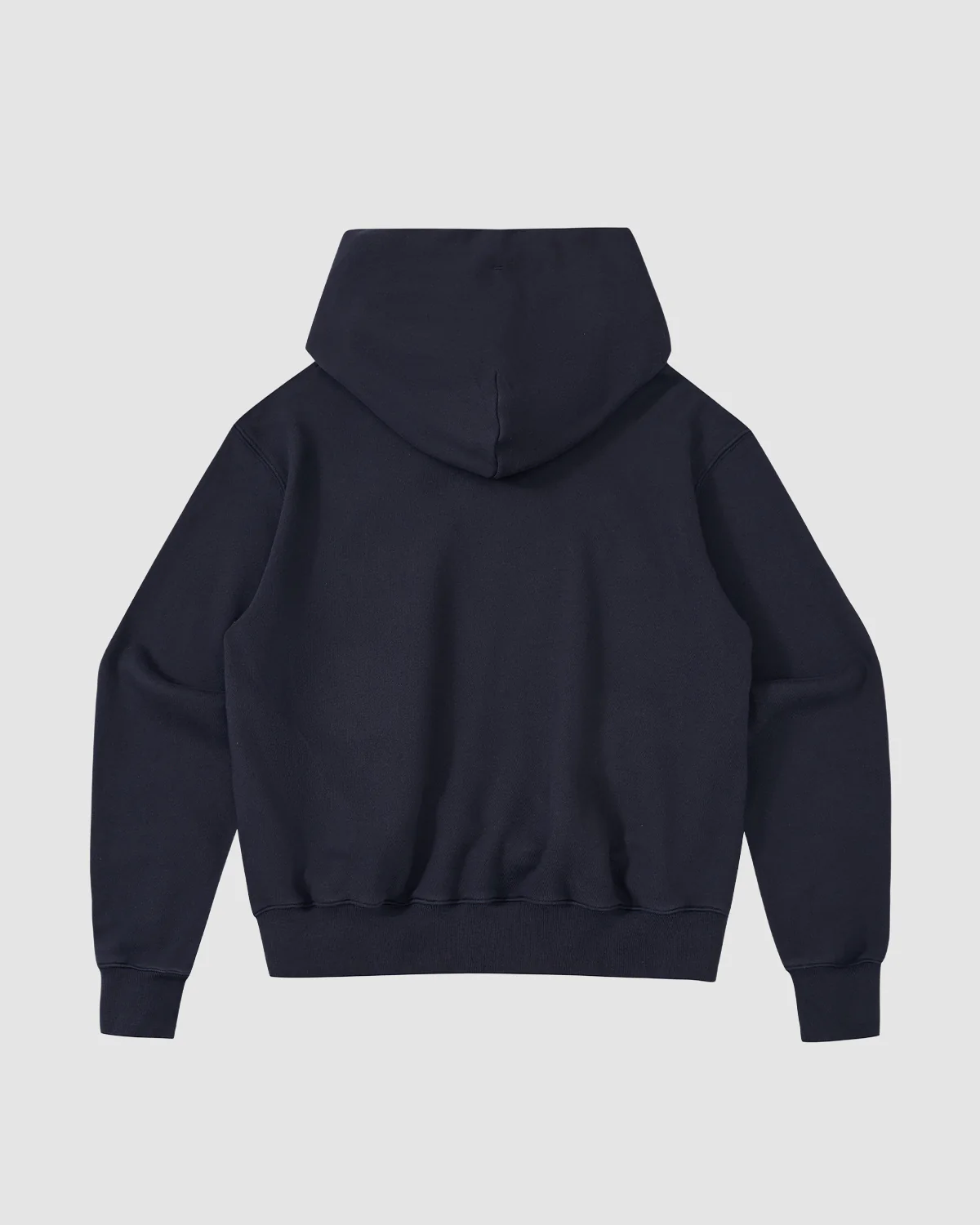 NAVY KNIT TIE HOODIE - Image 6