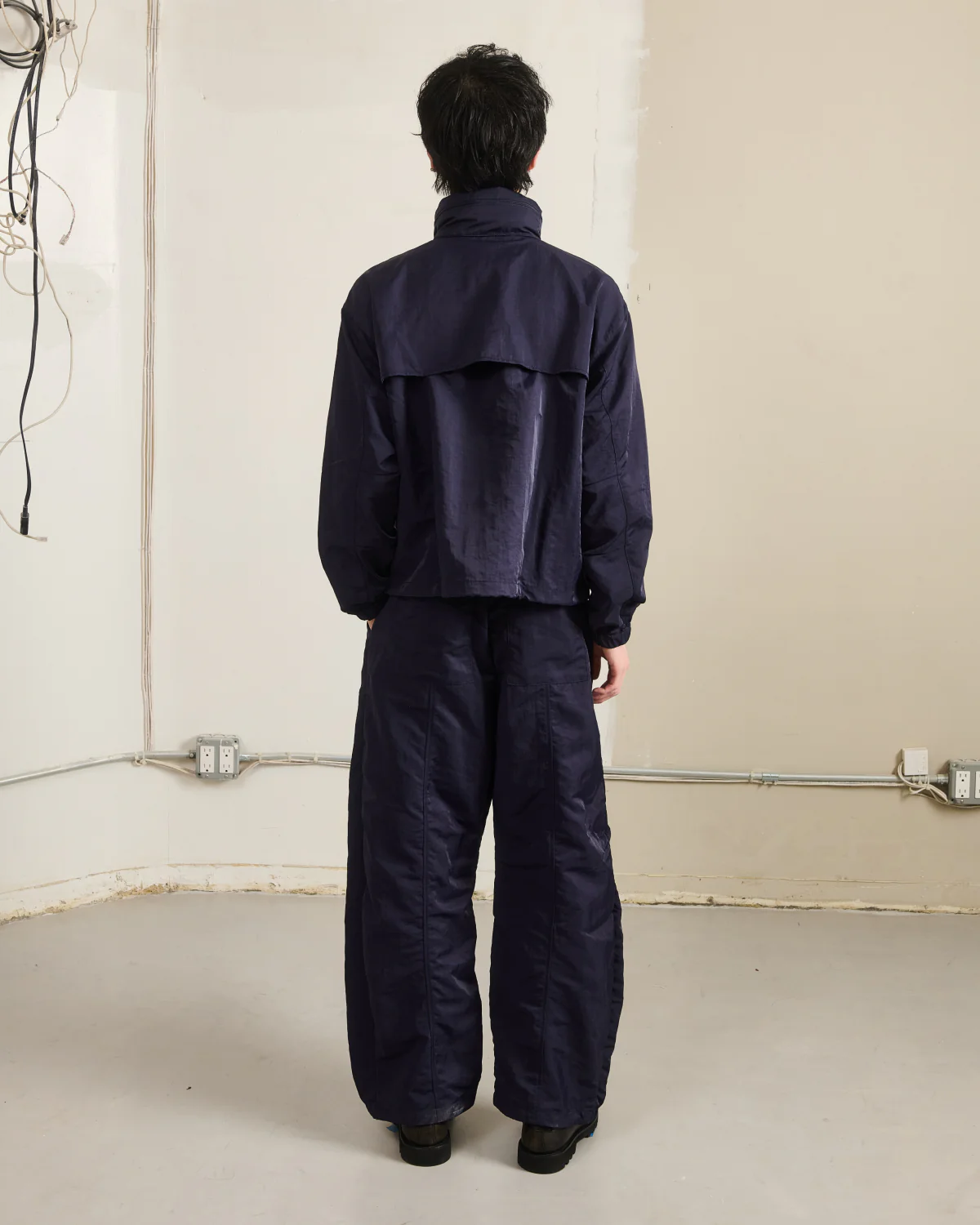 NAVY HANBOK TRACK JACKET - Image 4