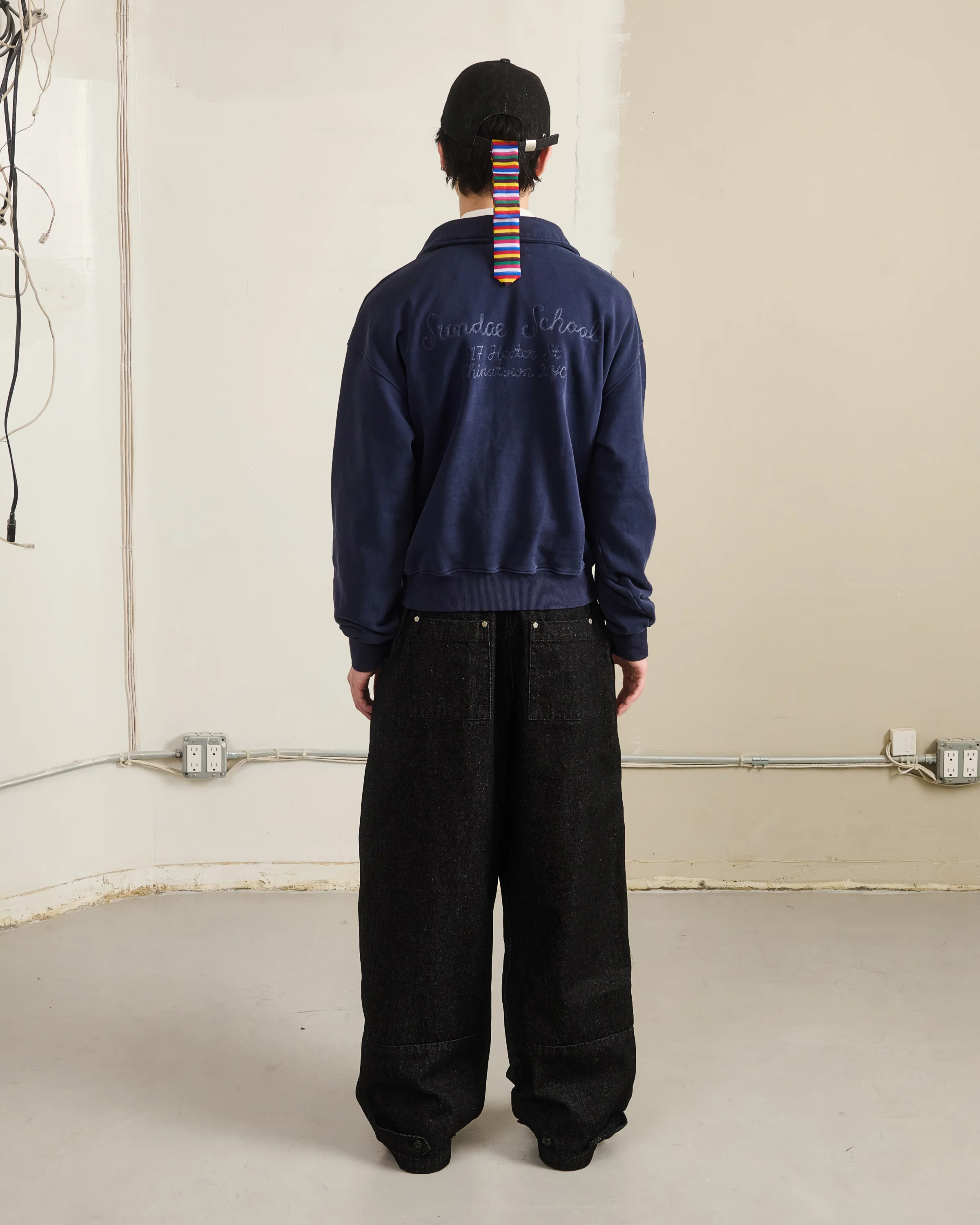 NAVY HESTER QUARTER ZIP - Image 4