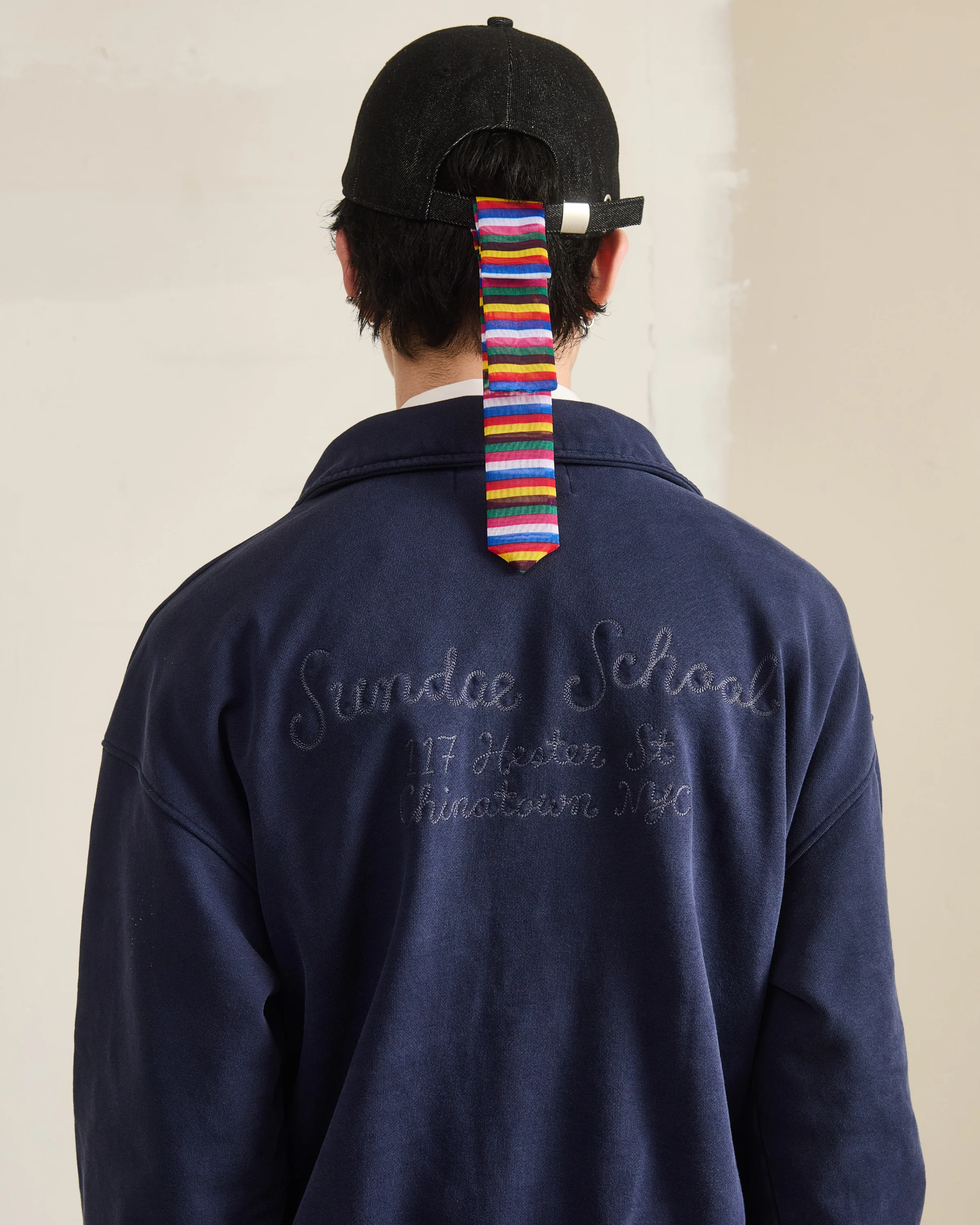 NAVY HESTER QUARTER ZIP - Image 5