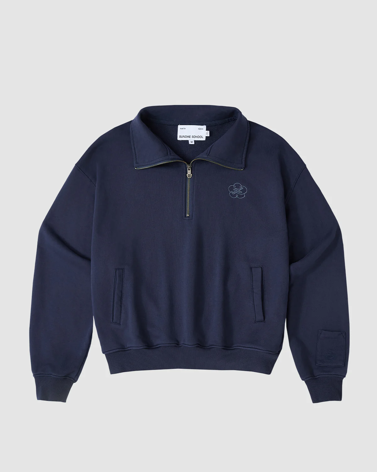 NAVY HESTER QUARTER ZIP - Image 7