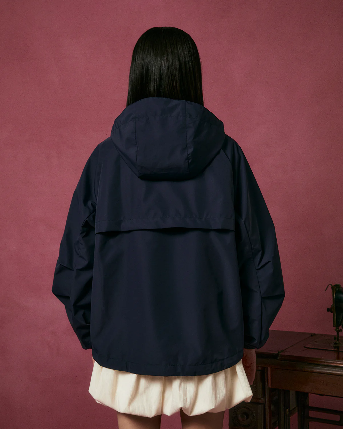 NAVY JEOGORI TIE SHELL JACKET - Image 6