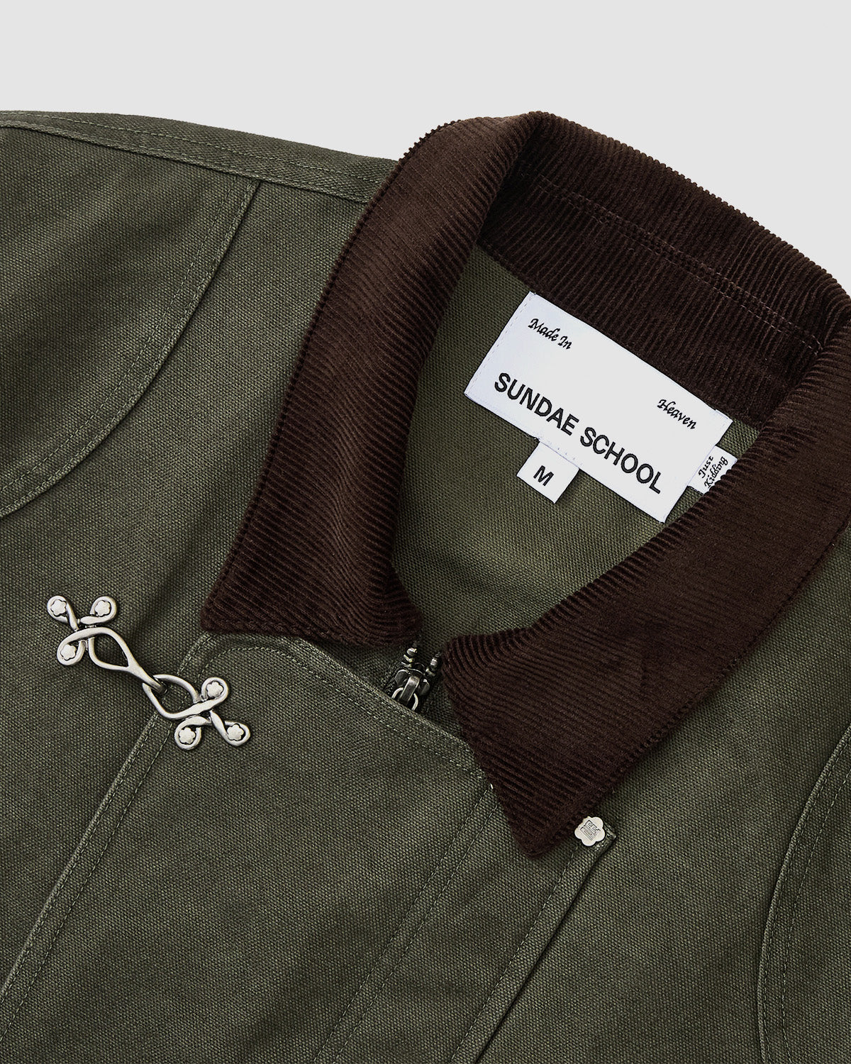 OLIVE FIREMAN CLASP JACKET - Image 8