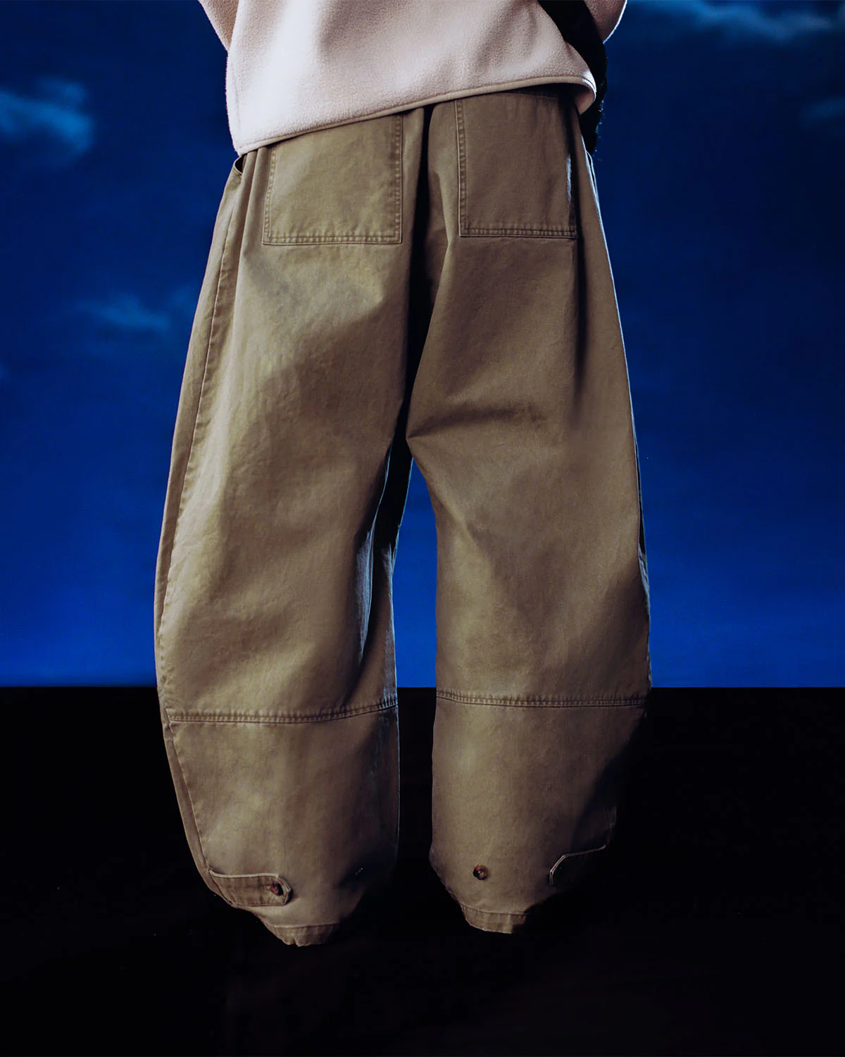 OLIVE HANBOK CHINO PANTS - Image 6