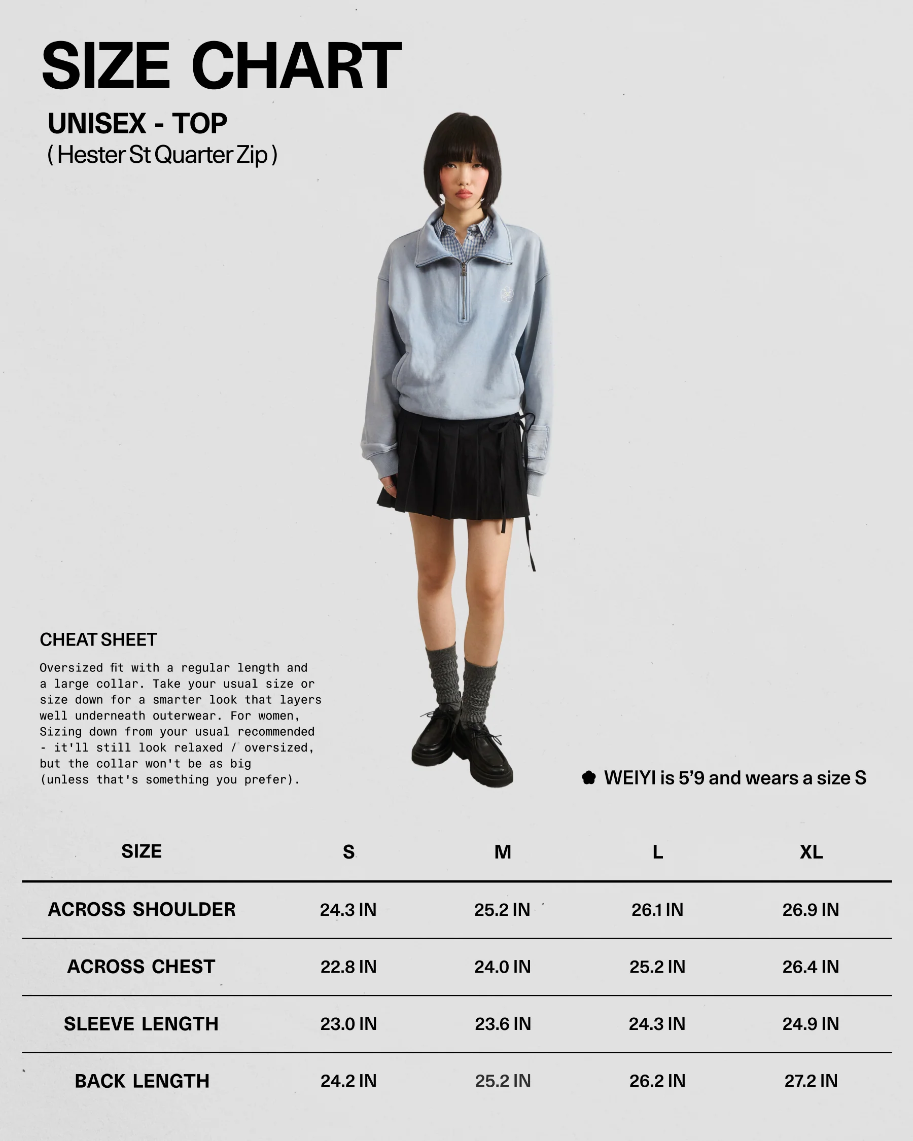 SKY BLUE HESTER QUARTER ZIP - Image 17