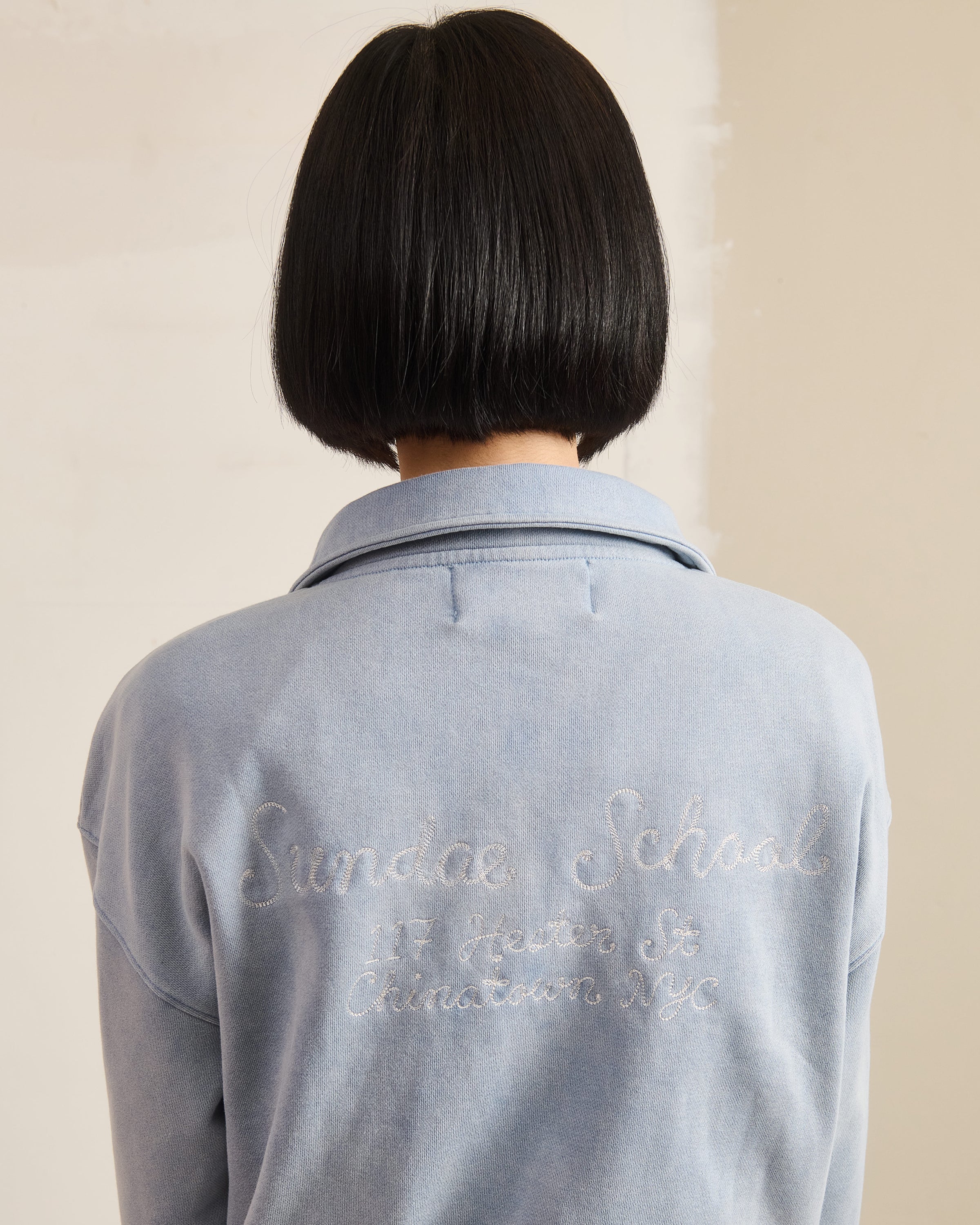 SKY BLUE HESTER QUARTER ZIP - Image 4