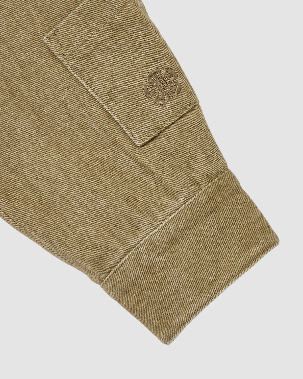 TAN ASYMMETRIC WORK JACKET - Image 7
